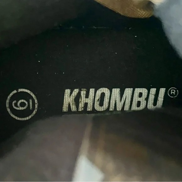 Khombu Laura Suede Leather Boots with Knit Trim in Chestnut Brown - Picture 4 of 16